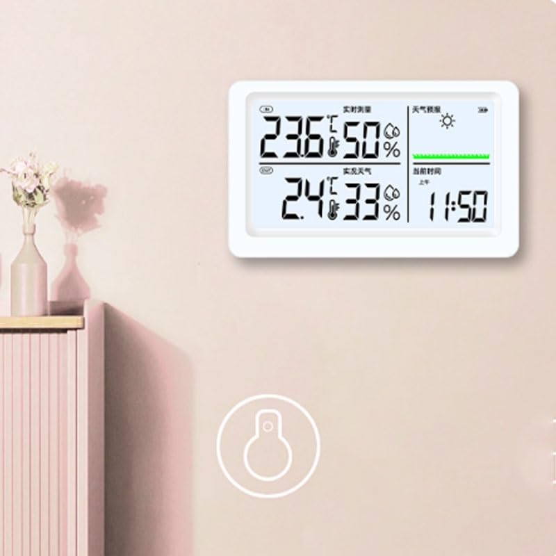 Thermometer Household Indoor Wall Mounted Humidity Meter