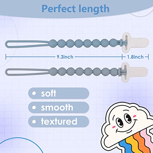 Slotic SC-B007A1 4-Pack Silicone Pacifier Clips thumb #4