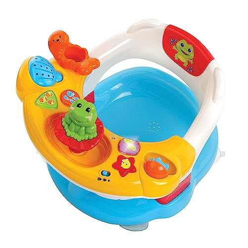 VTech - Aquasilla 2 en 1, Silla de baño y Panel de Actividades, Juguete para Jugar Dentro y Fuera del Agua, Multicolor (80-515422)