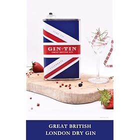 Buy Gin In A Tin – Delight in London Dry Gin with Lemon Peel, Coriander & Cardamom in a Stylish British Tin – Gin in a Tin