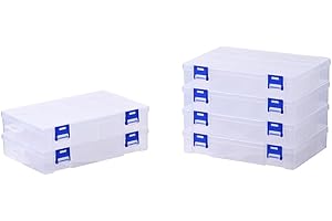 BangQiao 6 Pack Foldable Sorting Box: Organizing Made Transparent and Convenient