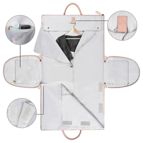 Saco de roupa de mão - Bolsa de viagem Weekender com bolsa para sapatos - Sacola de ginástica esport