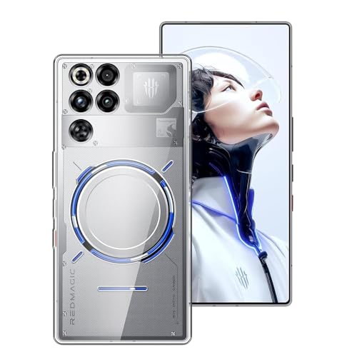 �yMoahsiuny�zFor REDMAGIC 11 Pro �P�[�X ���b�h�}�W�b�N 11 Pro+ �\�t�g�P�[�X �ی�J�o�[ �N���A ���� ���^ �ϏՌ� �y�� TPU�f��