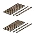 New Lon0167 3.2mm Dia Featured HSS M35 Straight reliable efficacy drill hole Twist Drill Bits Drilling Tool Champagne 20pcs(id:482 d1 70 cbc)