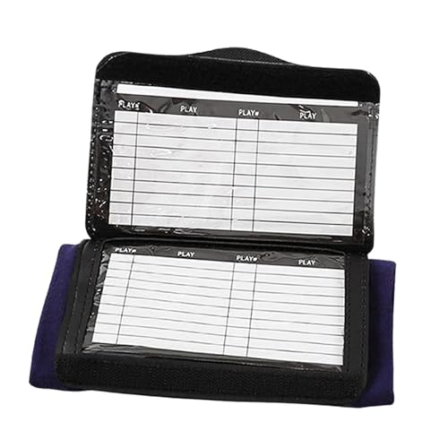 Harilla きん プレイブック リストバンド アームバンド プレイブック、ラグビーフットボールプレイ用ボードリストコーチ, ダブルサイド 17x10.8cm