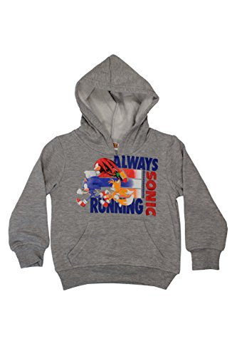 Sonic Official Boys Hoodie Long Sleeve 3Years Grey