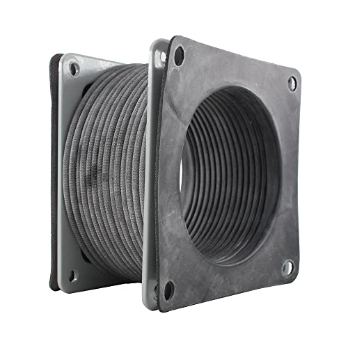 Hoffman F44WFF Wireway, Rubber/Steel, Flexible Fitting, 4.00