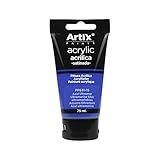 MP Artix Pintura Acrílica Satinada, Azul (Ultramarine Blue), 75 ml