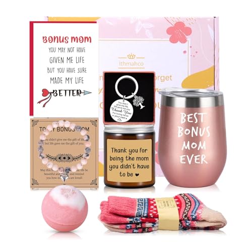Ithmahco Bonus Mom Christmas Gifts, Step Mom Christmas Gifts, Best