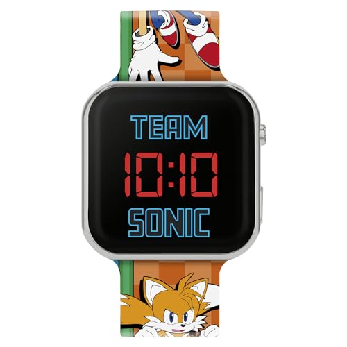 ソニック　キャラクロック Amazon.com: Sonic The Hedgehog Kids Digital Watch – Flashing