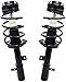 Detroit Axle - Front Struts Sway Bars for 2008-2014 Dodge Avenger Chrysler 200, 2007-2010 Sebring Complete 2 Struts with Coil Springs 2 Sway Bar Links Replacement Strut Shock Assembly