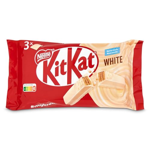 KIT KAT chocolatina chocolate blanco pack 3 unidades 41,5 gr