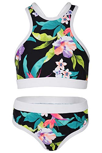 Bikini sport La-V Fille bicolore pour natation et plage