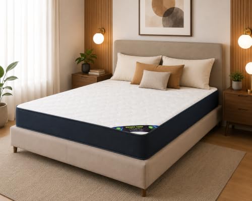 Diamond House Prince Top Felt Layer Compressed Sponge Medical Mattress 15 cm x 120 cm x 200 cm Size