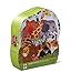 Bertoy- Jungle Friends Floor Puzzle Animals Rompecabezas de Piso, Color Green, 1 EA (4076-3)