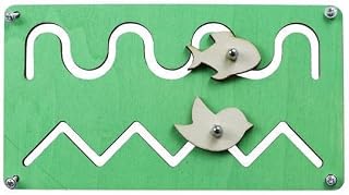 5X DIY Busy Board Preschool Activities Track and Slide Fine Motor Skills for Birthday Gift Boys Girls Plane Travel Toy Children