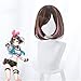 Produktbild Anime Youtuber Kizuna Ai Cosplay Perücke Frau   Mädchen kurze Bob Brown und rosa Kunsthaar Perücke für Halloween Party Kostüm Perücken