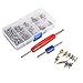 Universal 102pcs Climatisation Valve Core Accessoires A / C R134a / R12 Kit d'assortiment d'outils pour enlever les tiges de valve