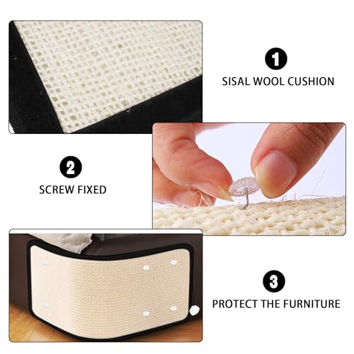 ZIOYA 2 Pezzi Gatto Scratcher Protezione Tappeto