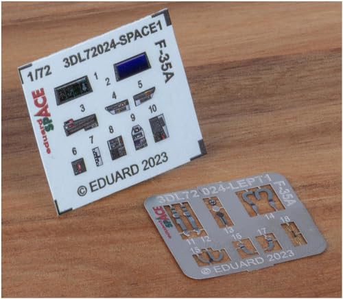 Eduard 3DL72024 F-35A Space Tamiya 1/72 accessoire de cockpit haut de gamme