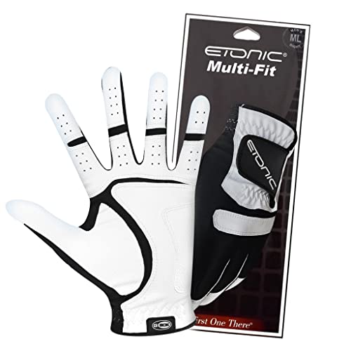 Etonic Golf Mlh Multi-Fit Glove White/Black #TOP1