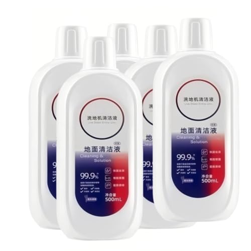 Tinecoと互換性のある500mL床のクリーニングソリューションの1-5ボトル。フルレンジの床スクラッバー、IFoor ONEと互換性があります。真空吸い機のためのS3/S5/S6/S7特別なクリーニング液体(500mL 5PC)