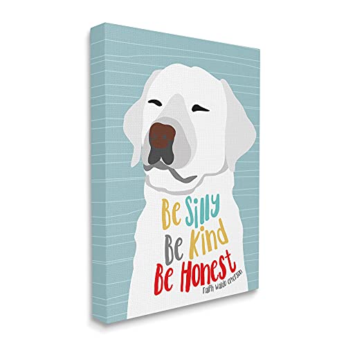 Image of Positive Dog Affirmation Poster, 24 x 30 Inch Canvas Wall Art