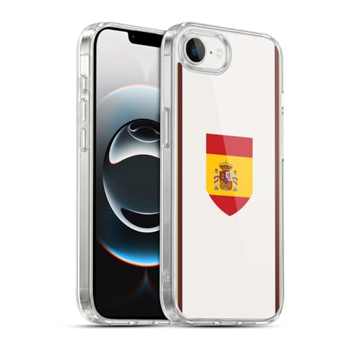 Coque iPhone 17e antichoc Espagne football pour protéger des chutes et charger en MagSafe