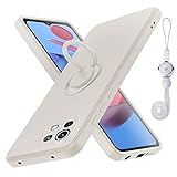 Xiaomi Mi 11 Lite 5G ケースリング 耐衝撃 シリコン tpu 薄型 カバー スリム 磨り表面 指紋防止カバー 柔らかい裏地 米軍MIL規格 黄ばみなし レンズ保護 滑り止め 柔軟性 擦り傷防止 ベージュ白N413-31