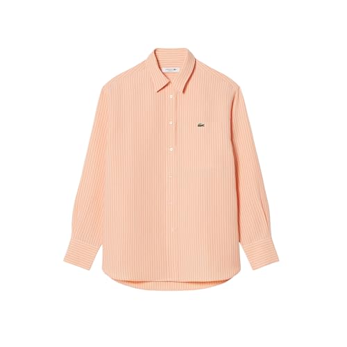 Image of Lacoste Womens Oversized Linen Blend Shirt