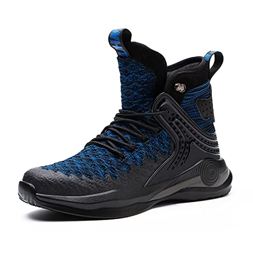 DZGT 2021 Safety Work Shoes for Men and Women, Steel Toe Cap Working Sneaker, Lightweight and Breathable, Fashion Non-Slip Hiking Boots Plus Size Blue
