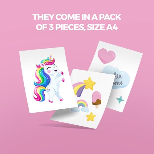 Vinilo decorativo unicornio personalizado 15x15 pulgadas miniatura 5