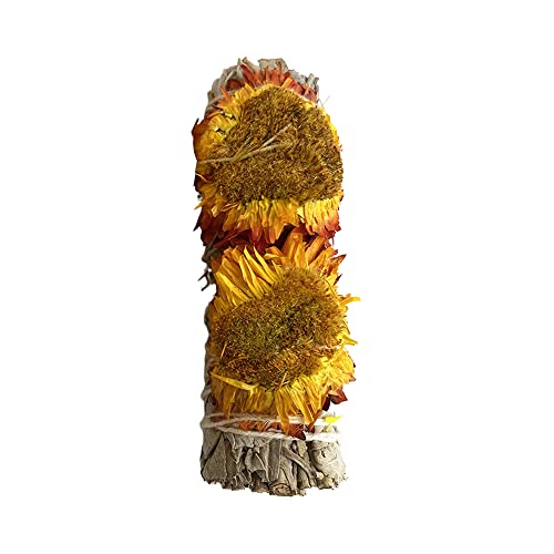 VIE Smudge Stick, White Sage and Sunflower 4", Multicolor - Image 2