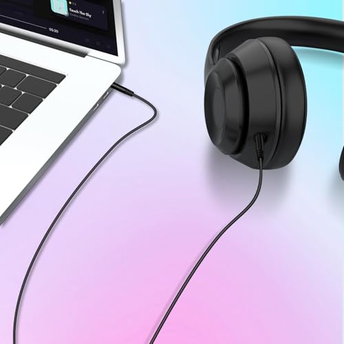 Ersatz Audiokabel für Sony Kopfhörer, 3,5mm auf 3,5mm Kopfhörerkabel für Sony WH-1000XM5 WH-1000XM4 WH-1000XM3 WH-CH720N ULT WEAR WH-CH710N WH-XB910N (ohne Mikrofon)