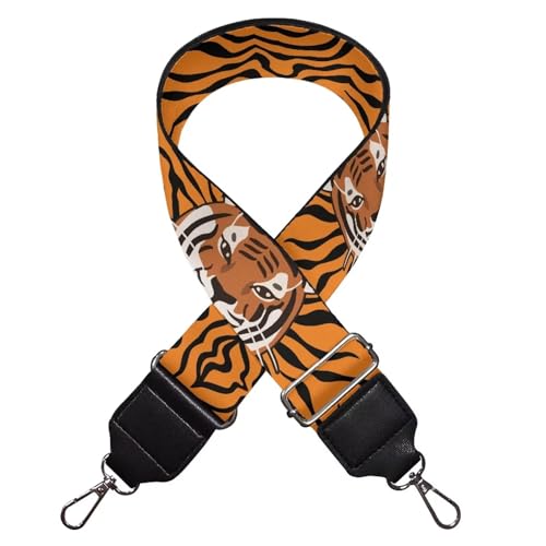 Talayituse Tiger Skin Print Shoulder Strap Wide Purse Bag Strap Adjustable Replacement Belt Luggage Crossbody Shoulder Bag Strap for Women Girls, 1 Pack2