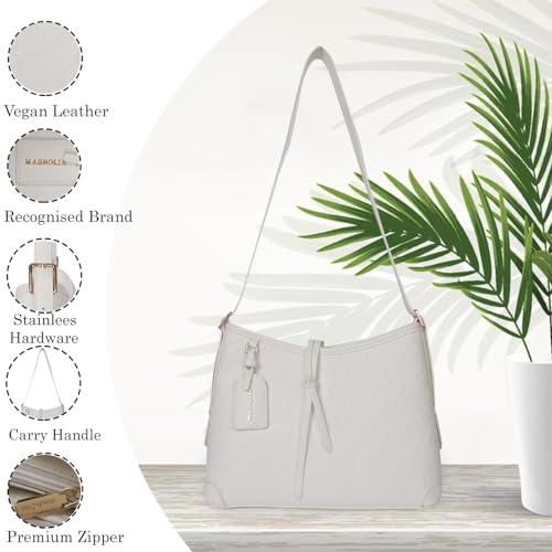Image of MAGNOLIA Women's Crossbody Sling bag - Vegan Leather Long Shoulder Bag with Adjustable Strap handbags for Women