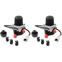 2pcs Secondary Air Pump Replacement for Toyota Tundra Sequoia Land Cruiser Lexus LX570 5.7L 2008-2013 Part# 17610-0S010, 176100S010, 10200231AA, 33-2504M