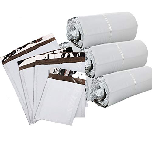 Mengger Sacos de plástico para envios postais polietileno grandes autocolantes embalagem envelopes de envio correio postal 100 unidades vários tamanhos 16 x 22 cm, 17 x 30 cm, 20 x 30 cm, 25 x 35 cm