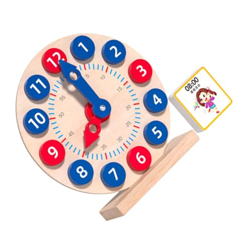 Horloge pédagogique en bois : le cadeau éducatif parfait pour les enfants