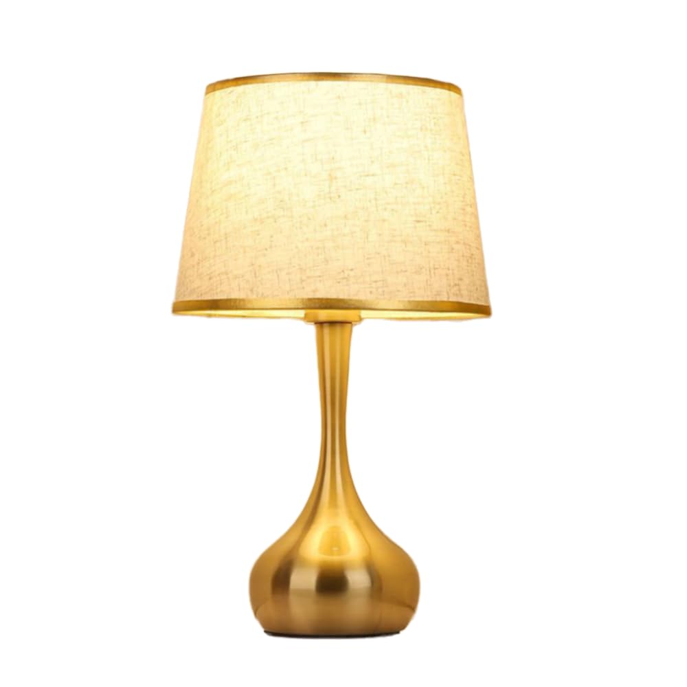 XINYASEE Lámpara de mesa de cerámica Lámpara de mesa E27 para dormitorio, sala de estar, lámpara de noche, lámpara de escritorio LED para iluminación interior (bombilla no incluida) (Blanco)