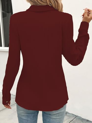 Image of Shasmi Women's Shirt | Long Sleeve Slim Fit Shirt | Elegant Design | Premium Quality | Stylish & Comfortable | All-Day Comfort | Perfect for Formal, Casual & Party Occasions (144)