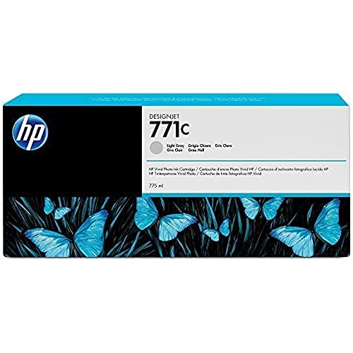 Cartouche HP 771C 775-ml Light Gray pour traceur DesignJet impressions grises durables