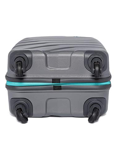 Image of Skybags Polycarbonate 57 cms Grey Hardsided Cabin Luggage (Hi-Vol)