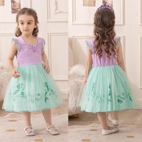 Dressy Daisy Toddler Girls Mermaid Princess Dress Up Costume, Size 4T — view 5