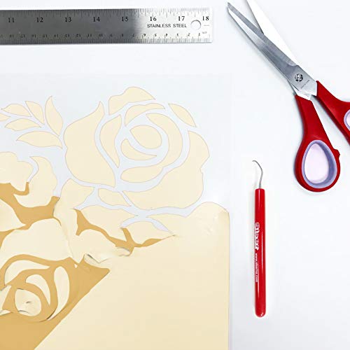 Siser Easyweed Heat Transfer Vinyl 11.8" X 3Ft Roll (Cream) Compatible With Siser Romeo/Juliet & Other Professional Or Craft Cutters - Layerable - Cpsia Certified #TOP2