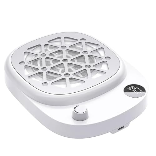 Colector de polvo de uñas recargable de 10 velocidades y ventilador de 6000 RPM