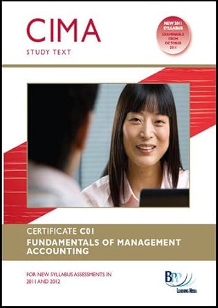 CIMA - Fundamentals of Management Accounting: Study Text book cover