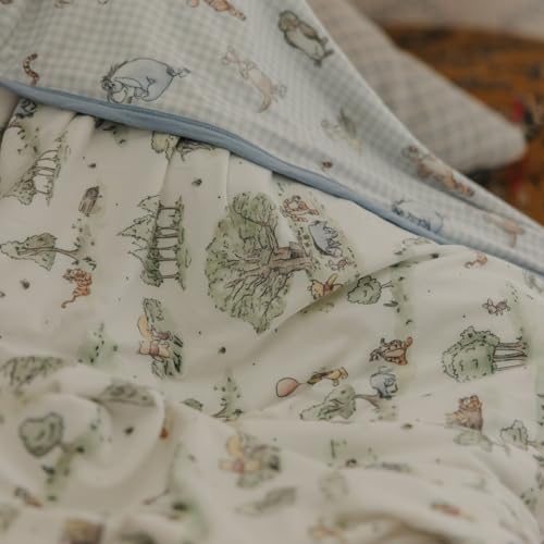 Image of Copper Pearl Jumbo 3-Layer Baby Blanket: Soft Baby Quilts for Boys and Girls | Breathable, Cozy, Toddler Blanket | Baby Quilt for Newborns | 60x72 Premium Material | Hundred Acre Wood