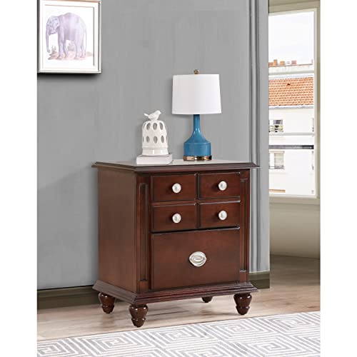 Glory Furniture Summit G5950-N Night Stand, Cappuccino