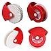 YKSVTNMU Rotolo Pasta Taglierina 4 Pezzi Rotella Pasticceria Tagliapasta Pasticceria Taglia Pizza Tagliapasta Crostata Taglierina Griglia per Pasta Pizza Crosta Decorazioni per Torte da Forno